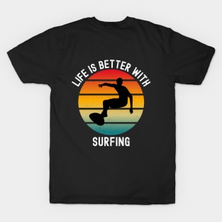 Surf lifestyle surfboard T-Shirt